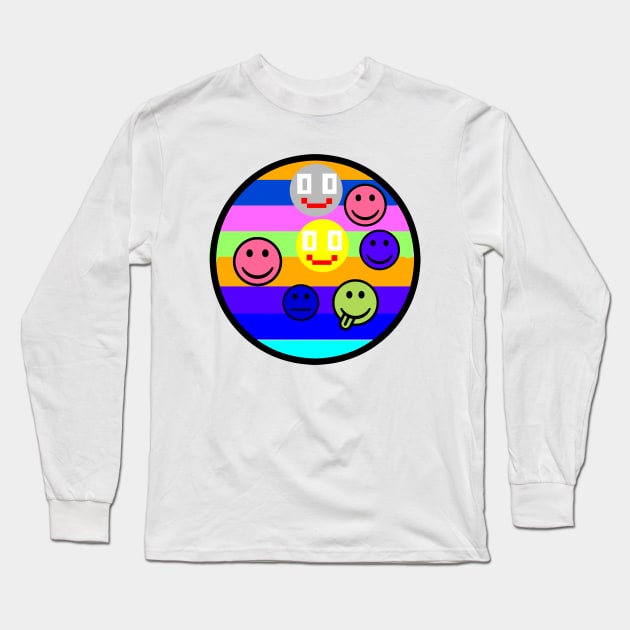 Smile ball Long Sleeve T-Shirt by Molenusaczech